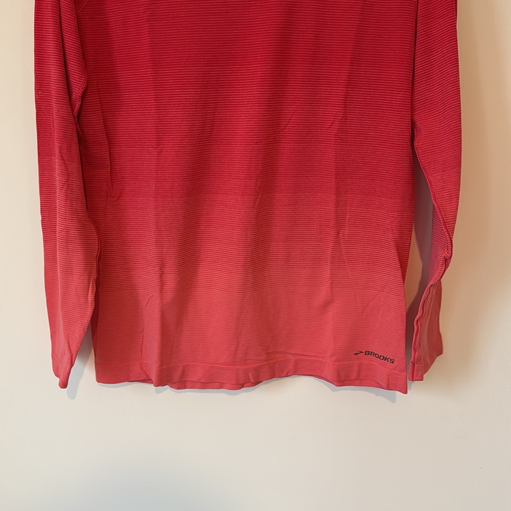 ⬇️⭐️ Brooks Running Women’s 'Streaker' Long Sleeve Tee Size Large - Picture 4 of 6
